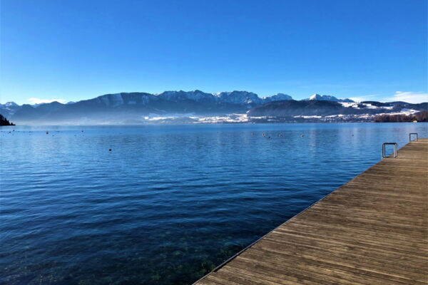 Kalter Wintertag am Traunsee | Seehotel im Weyer